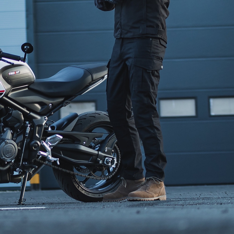 Pantalon moto Oxford Original Approved CARGO AA noir