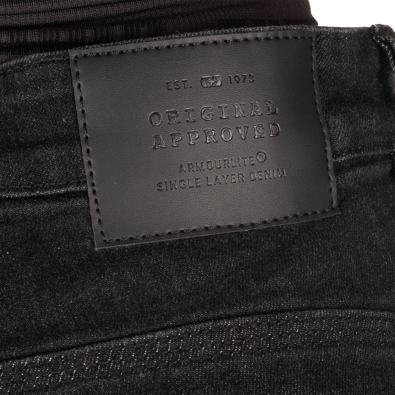 Jean moto femme Oxford Sofia AA Slim jeans noir