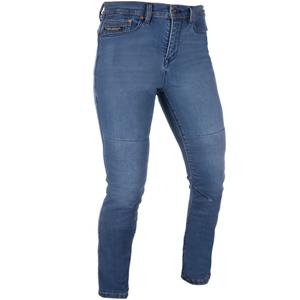 Jean moto femme Oxford Sofia AA jean court droit bleu