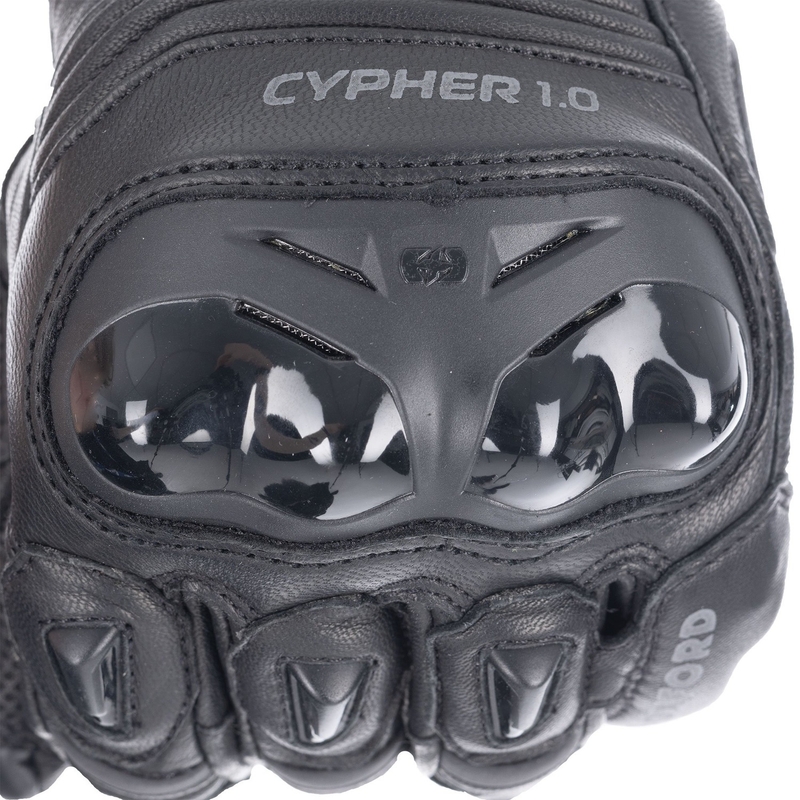Gants de moto courts Oxford Cypher 1.0 noirs