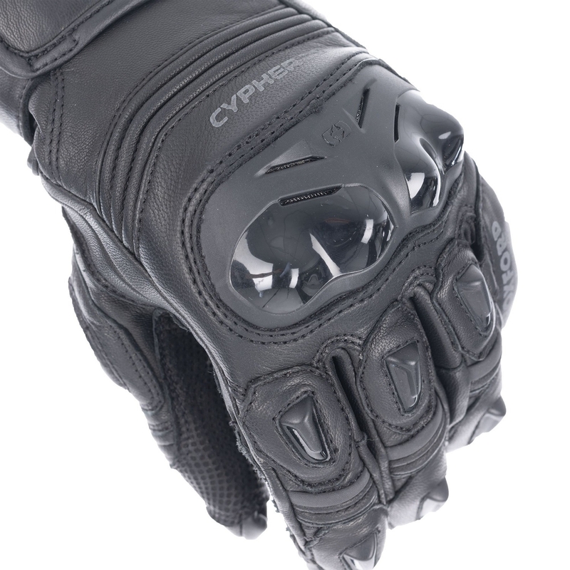 Gants de moto courts Oxford Cypher 1.0 noirs