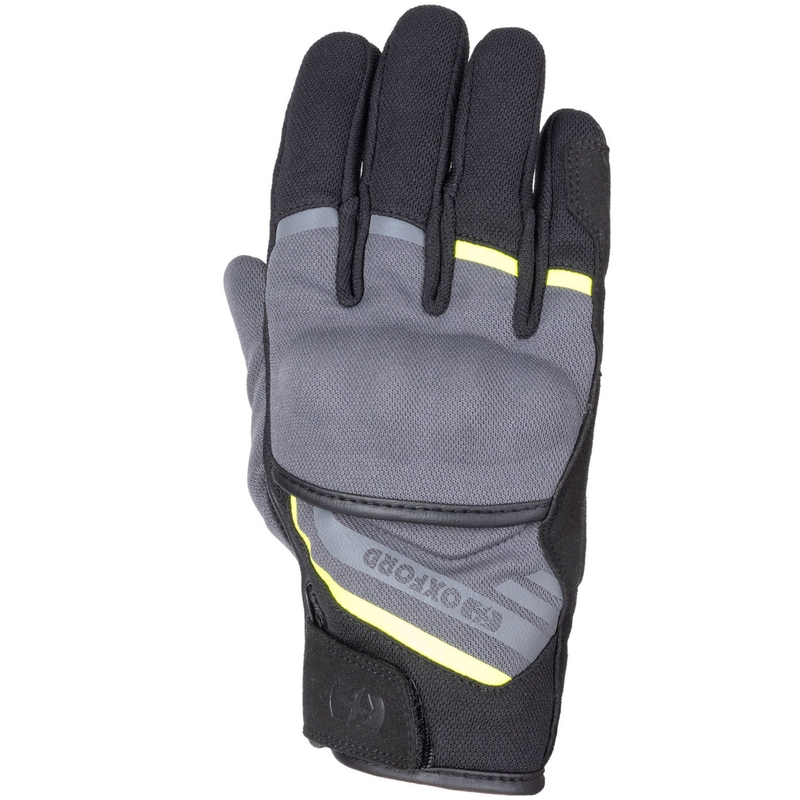 Gants moto Oxford Dakar 1.0 gris-jaune