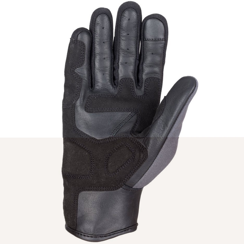 Gants moto Oxford Dakar 1.0 gris-jaune