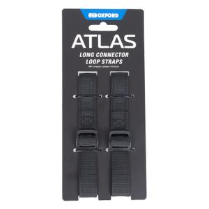 Rallonge de sangle de bagage Oxford Atlas noire