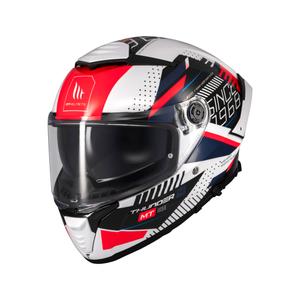 Casque moto intégral MT Thunder 4 SV Luminence bleu