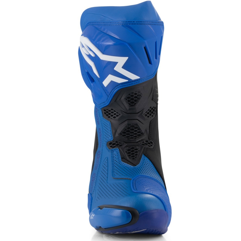 Bottes de moto ventilées Alpinestars Supertech R Bleu-Noir