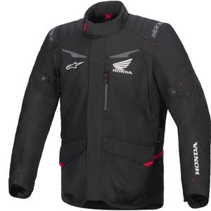 Veste moto imperméable Alpinestars ST-1 collection Honda noir-rouge