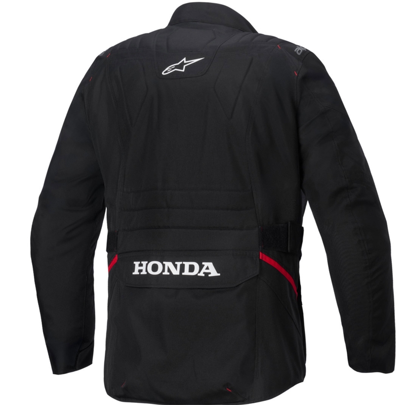 Veste moto imperméable Alpinestars ST-1 collection Honda noir-rouge