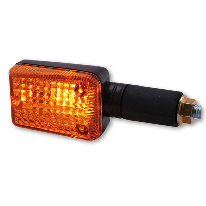 Clignotants moto Highsider Smart Mini longs noirs
