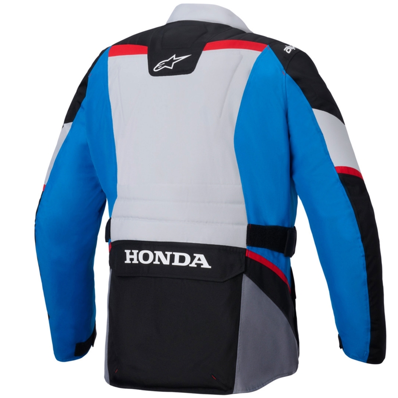 Veste moto imperméable Alpinestars ST-1 collection Honda gris-bleu-noir-rouge