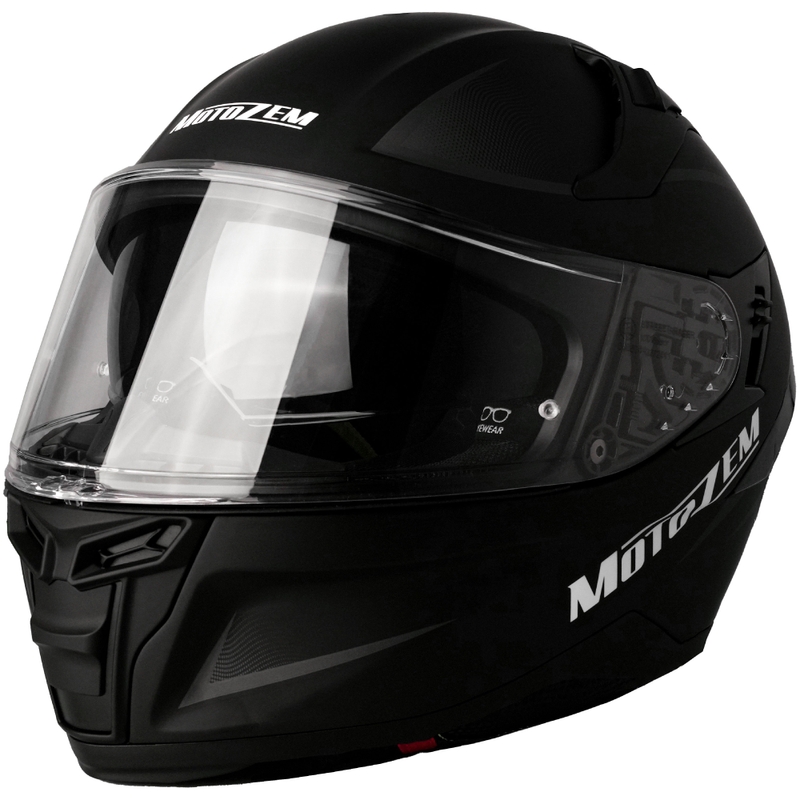 Casque moto intégral Motozem Guardian noir mat - II. qualité