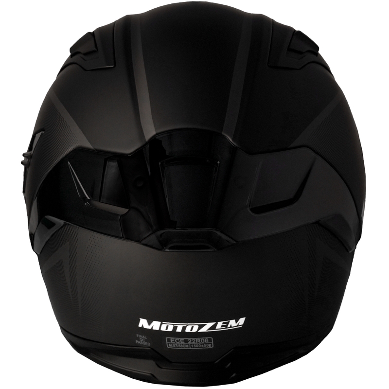 Casque moto intégral Motozem Guardian noir mat - II. qualité