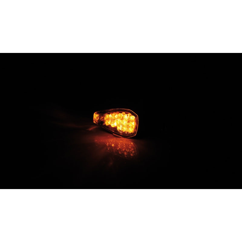Clignotants LED moto Highsider Smart Peak noirs
