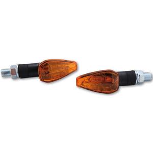 Clignotants moto Highsider Smart Peak courts noirs