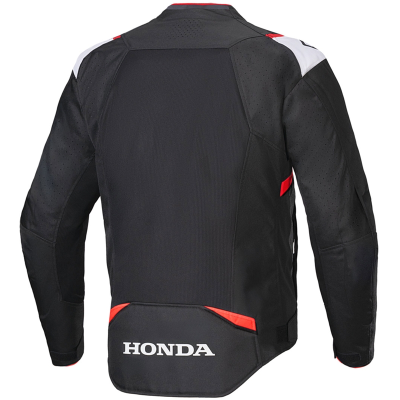 Blouson moto Alpinestars T-SPS Air V2 Honda Collection Noir-Blanc-Rouge