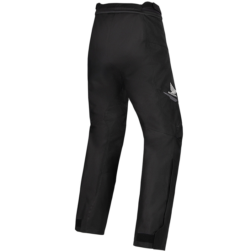 Pantalon moto imperméable femme Alpinestars Stella ST-1 collection Honda noir-rouge