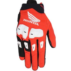 Gants moto Alpinestars SP X 3, collection Honda, rouge-noir-blanc