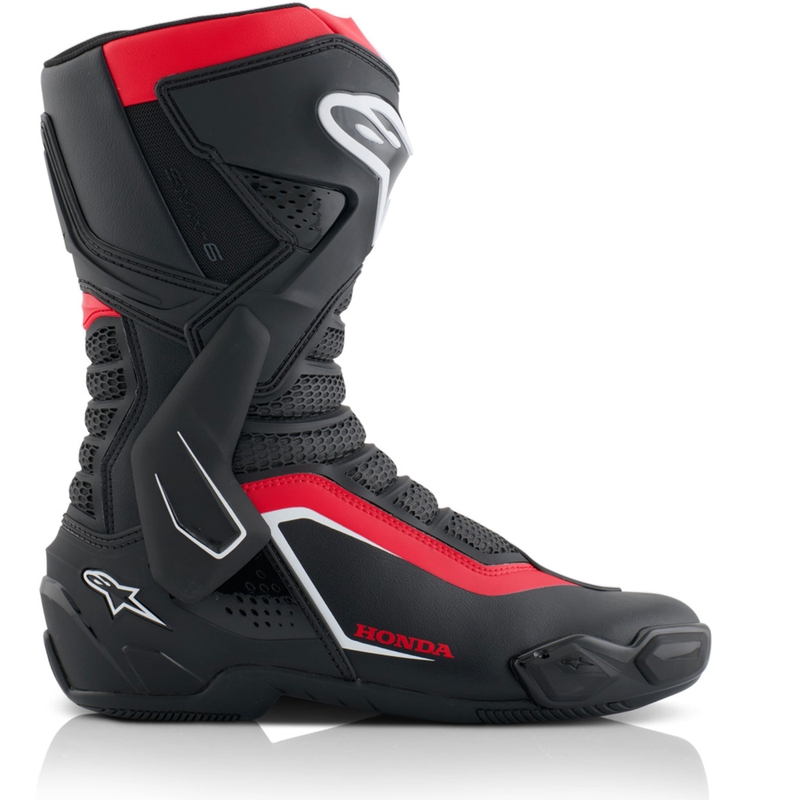 Bottes moto Alpinestars SMX-6 V3 Collection Honda Noir-Rouge-Blanc