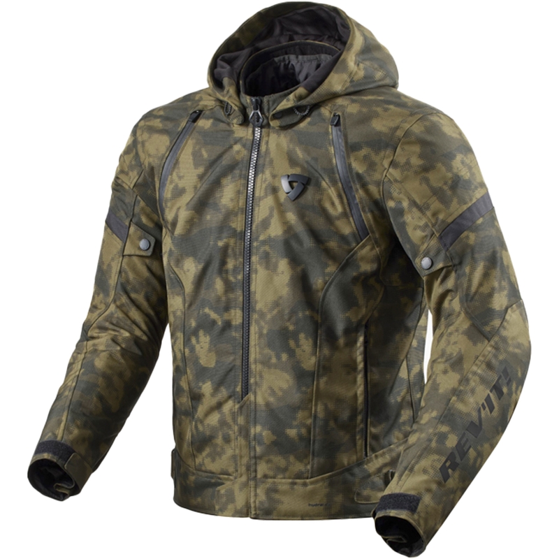 Veste moto Revit Flare 3 H2O camo vert foncé