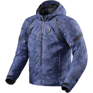 Revit Flare 3 H2O camo blue motorcycle jacket