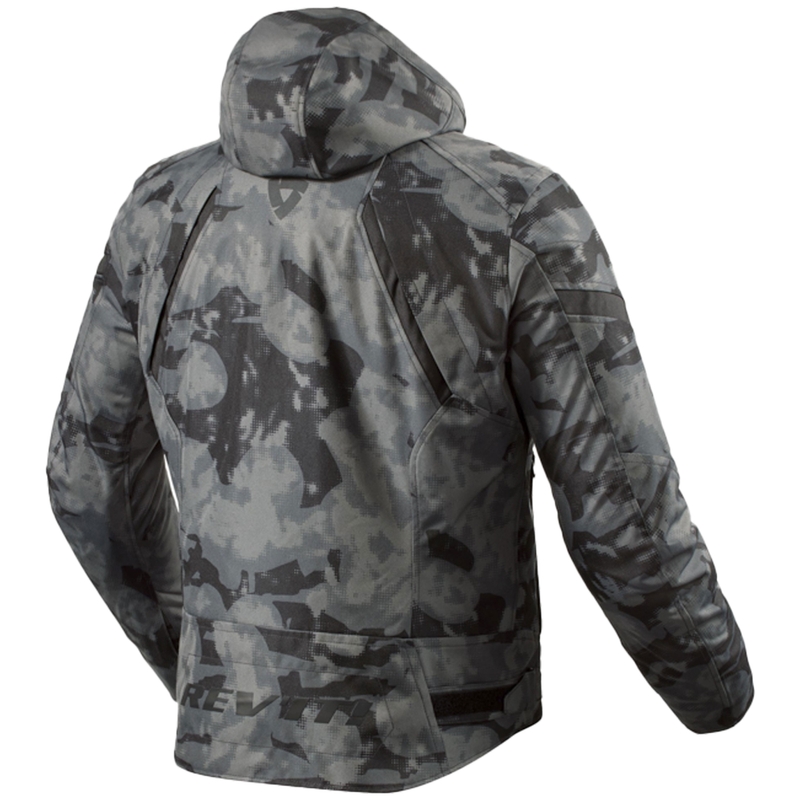Revit Flare 3 H2O camo gris foncé veste de moto