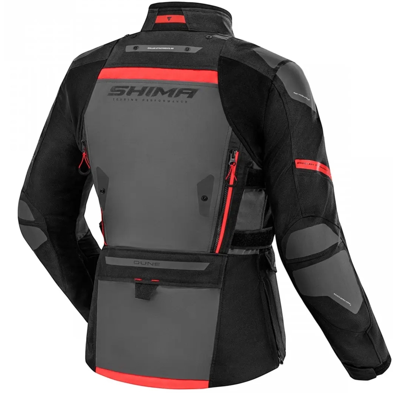Veste moto femme Shima Dune rouge
