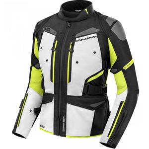 Veste moto femme Shima Dune jaune fluo