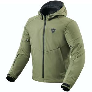 Veste moto Revit Afterburn H2O verte