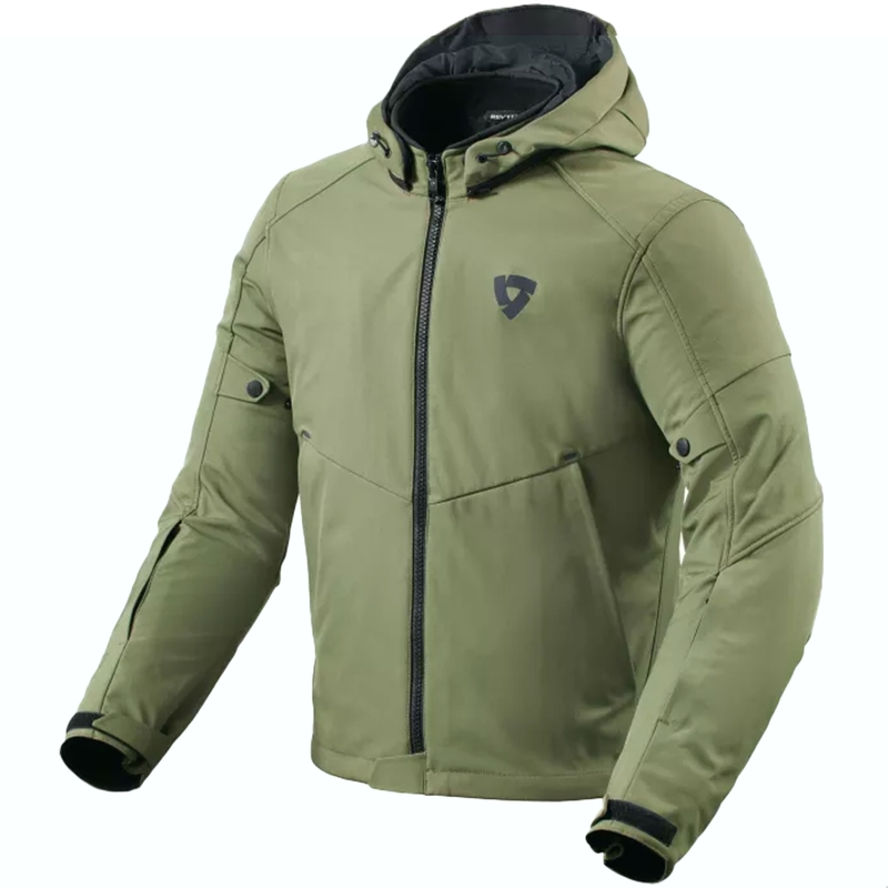 Veste moto Revit Afterburn H2O verte