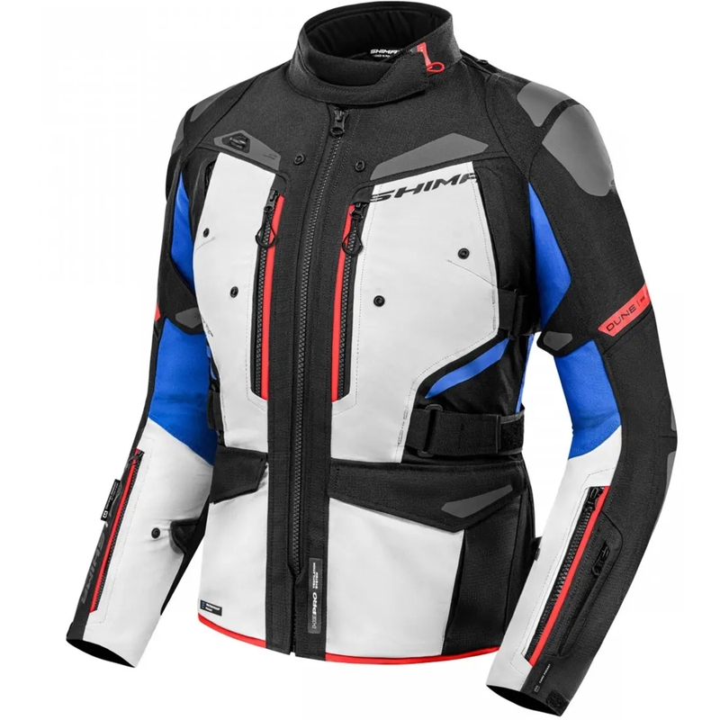 Veste moto femme Shima Dune bleu