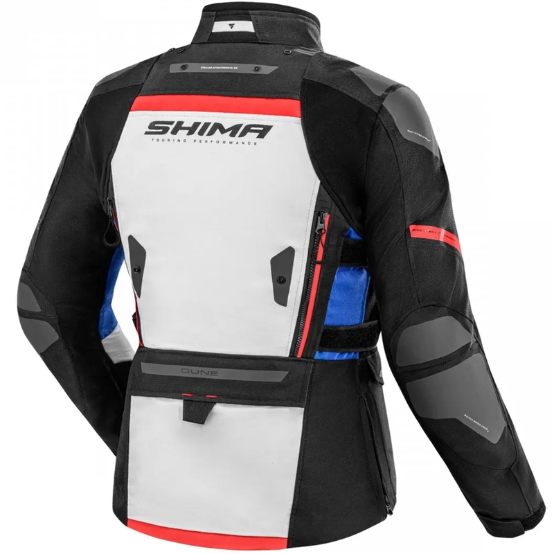 Veste moto femme Shima Dune bleu