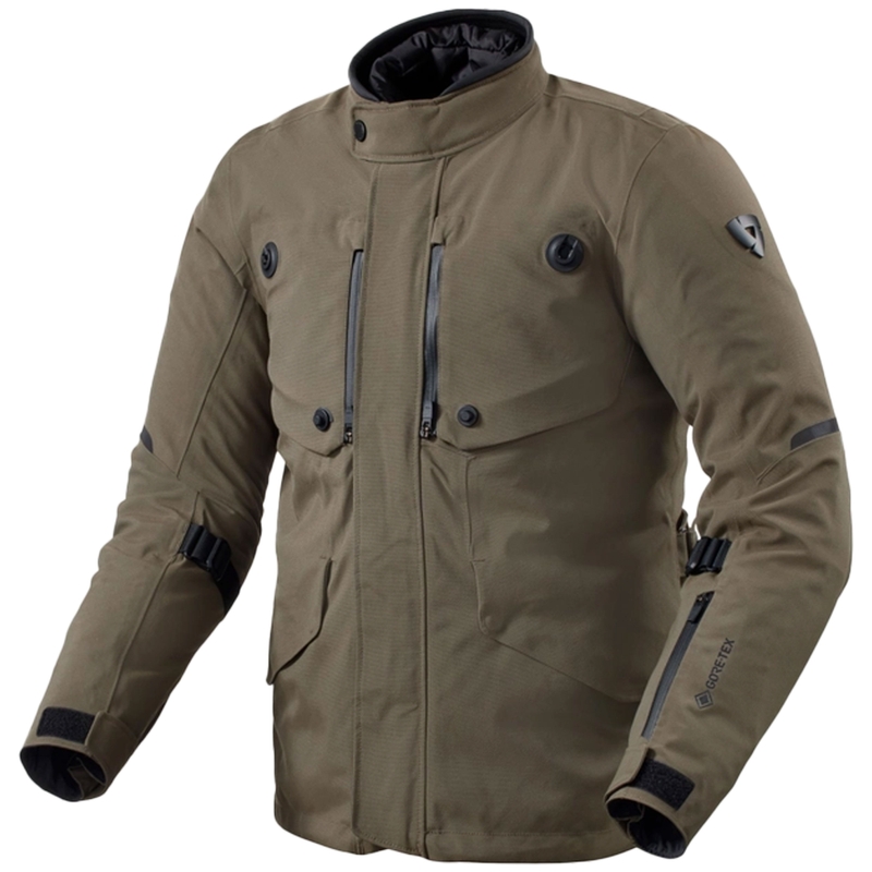 Veste moto Revit Trench 2 GTX vert