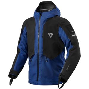 Veste moto Revit Tectonic H2O noir-bleu