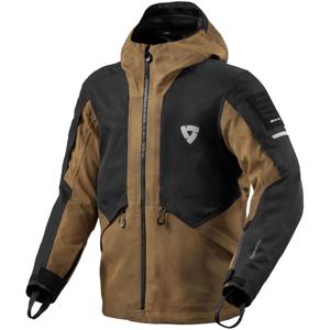 Veste de moto Revit Tectonic H2O noir-marron