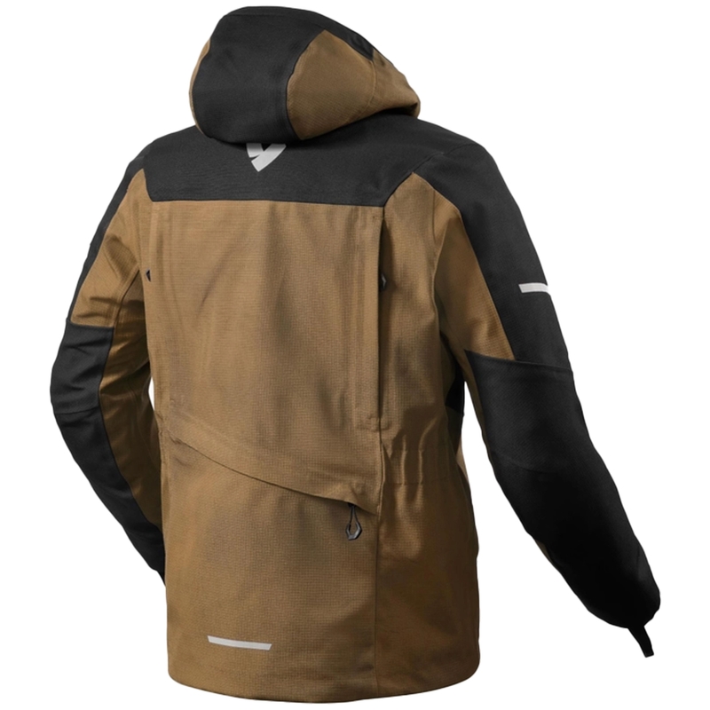 Veste de moto Revit Tectonic H2O noir-marron