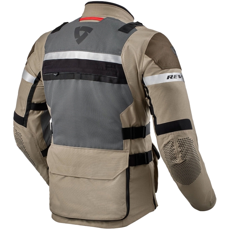 Veste de moto Revit Cayenne 2 marron-gris