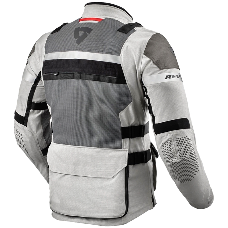 Veste moto Revit Cayenne 2 argent
