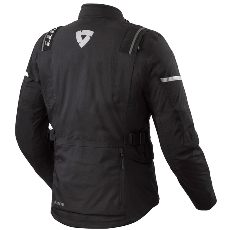 Veste de moto Revit Vertical GTX noir-argenté