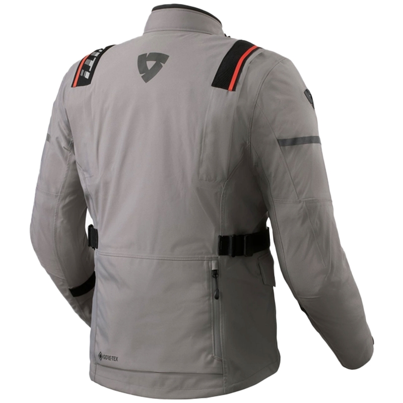 Veste moto Revit Vertical GTX gris foncé