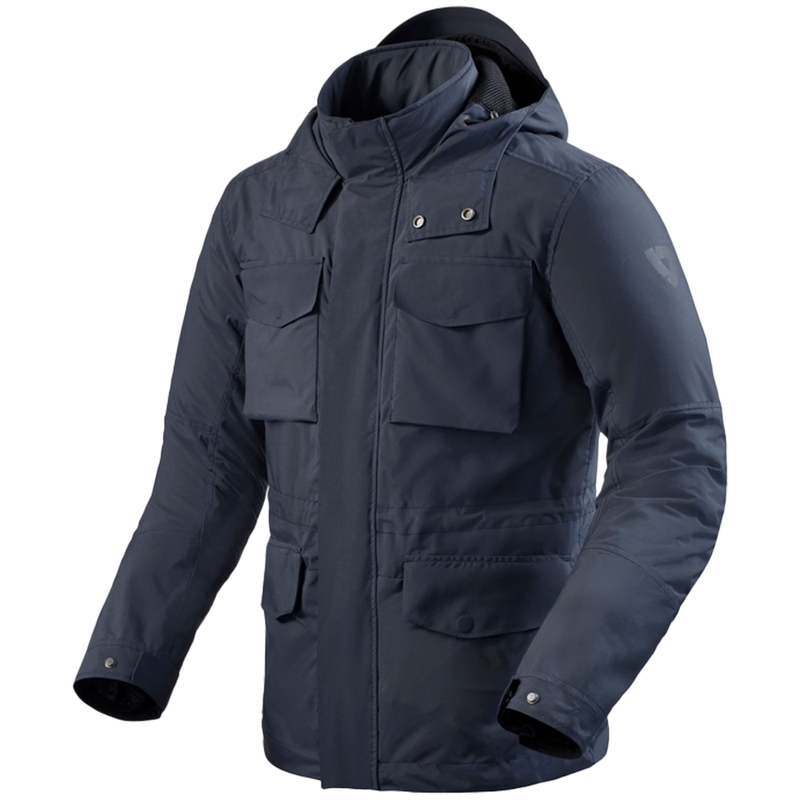 Revit Triomphe 2 H2O veste moto bleu foncé