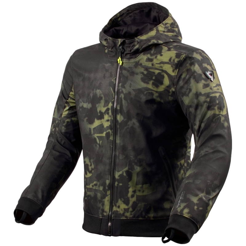 Veste softshell Revit Saros WB noir-vert foncé
