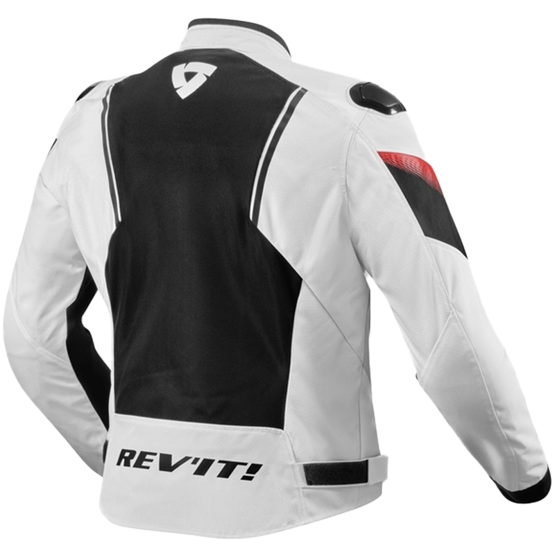Veste moto Revit Control Air H2O noir et blanc