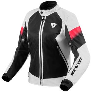 Veste de moto Revit Control Air H2O pour femme, noir et blanc