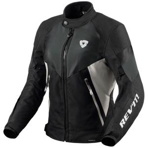 Veste de moto Revit Control H2O noir-argent pour femme
