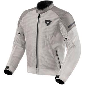 Veste moto Revit Torque 2 H2O gris argenté