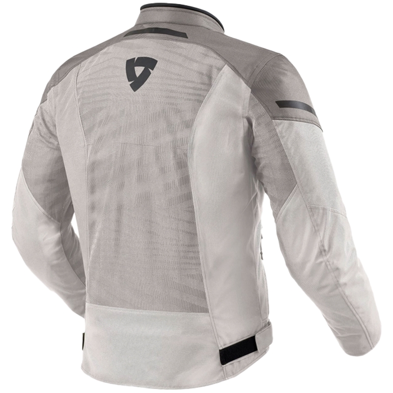 Veste moto Revit Torque 2 H2O gris argenté