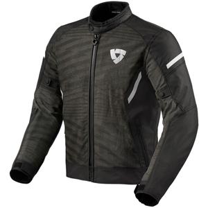 Veste moto Revit Torque 2 H2O noir et blanc