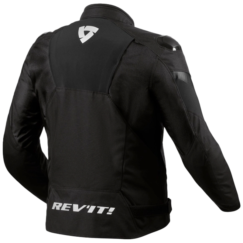 Veste moto Revit Control H2O noir-blanc