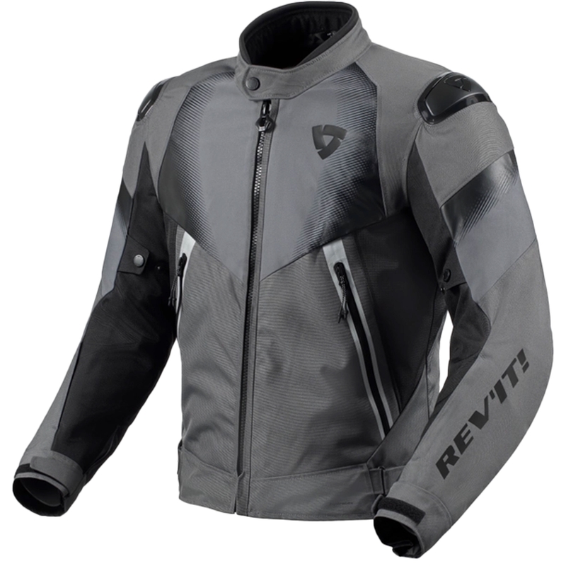 Blouson moto Revit Control H2O gris-noir