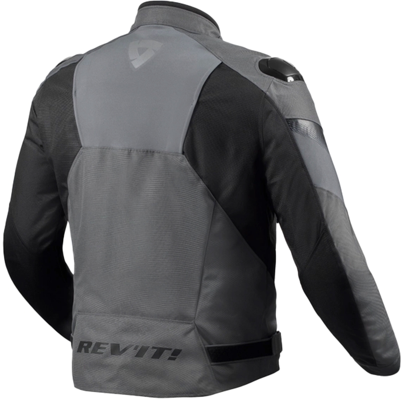 Blouson moto Revit Control H2O gris-noir